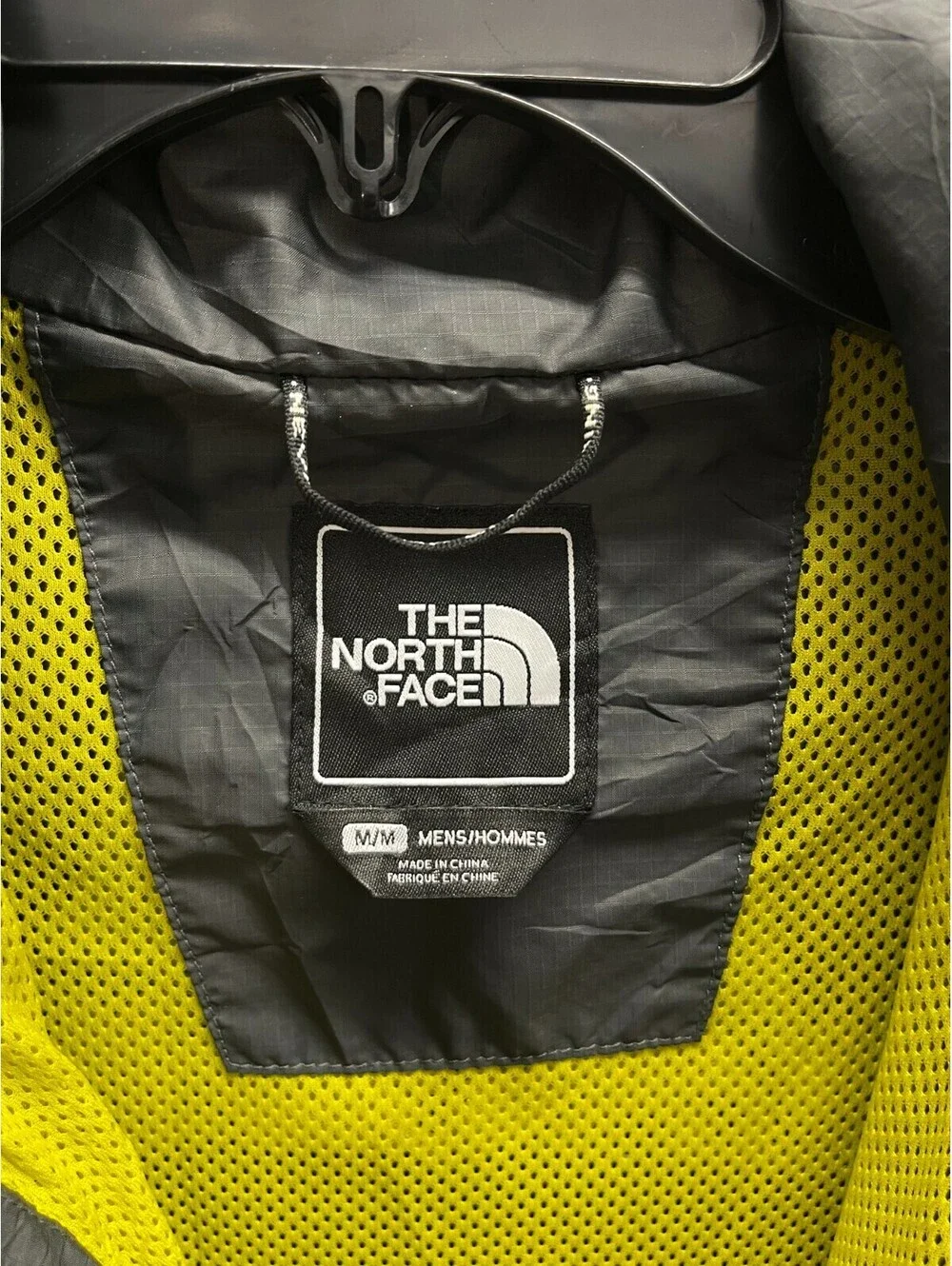The North Face Diablo Gray Wind Jacket w/ Packable Hood Medium